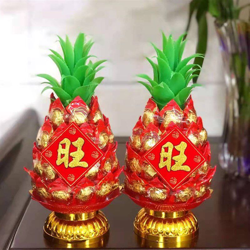 纯手工制作旺来灯凤梨糖果塔凤梨糖塔贡品喜庆用品