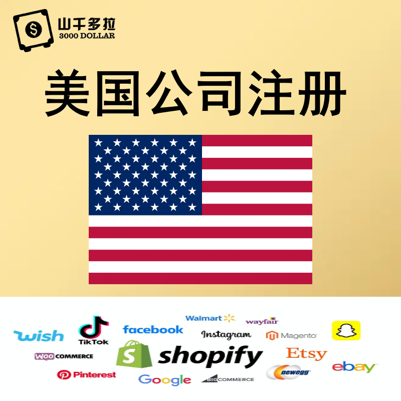 美国公司注册注销年审ACCU/Temu跨境电商美国银行水星中继BOA