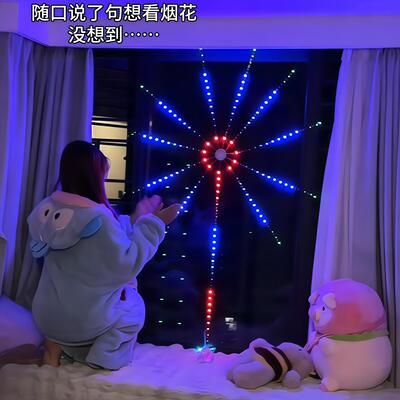LED烟火灯串幻彩炫带USB