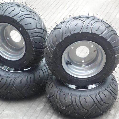 自制四轮卡丁车沙滩车6寸轮胎轮毂13X5.00-6寸公路轮胎真空轮毂