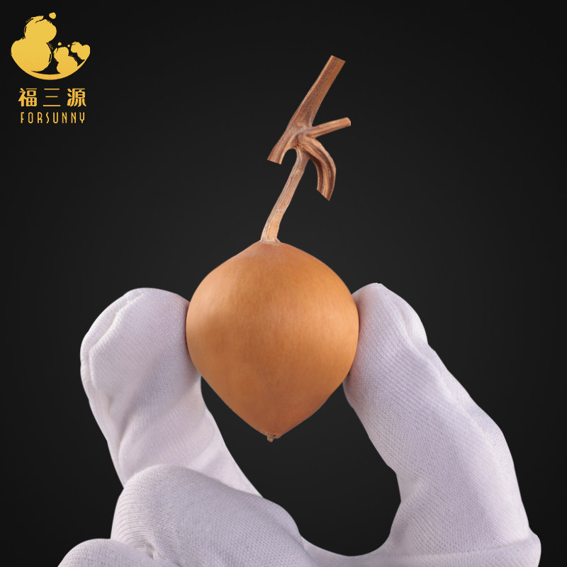 文玩葫芦手把件天然小水滴葫芦手捻异形手盘玩精品老皮摆件带龙头