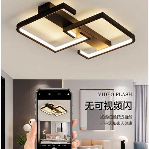 源头现货酒店客房卧室方形灯现代简约餐厅led吸顶灯110v跨境异形