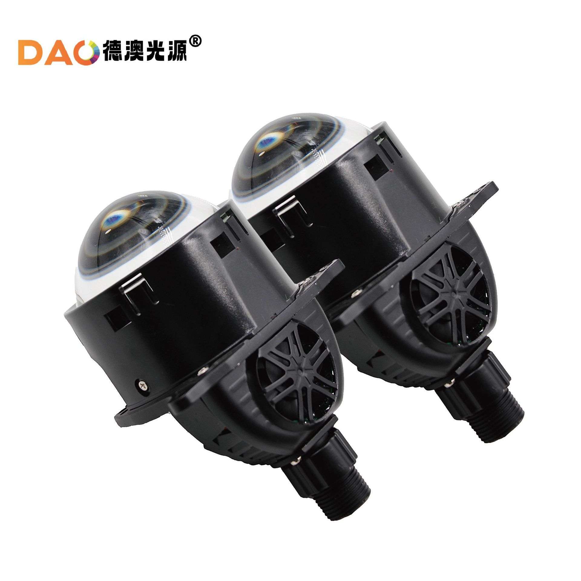 跨境新款B2S双光透镜大功率汽车LED大灯超亮聚光灯改装LED Headli
