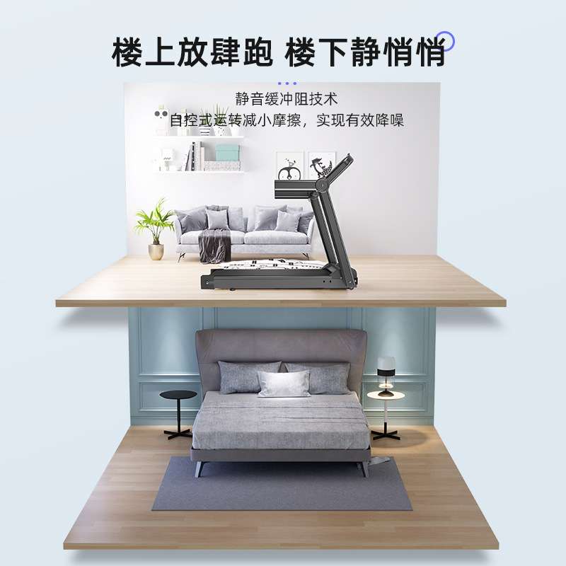 厂家 乐届家用电动跑步机家用健身器械中老年多功能走步机
