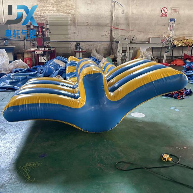 厂家直销小马智能新款充气幼儿园体能道具上课杠铃跷跷板摇摇乐