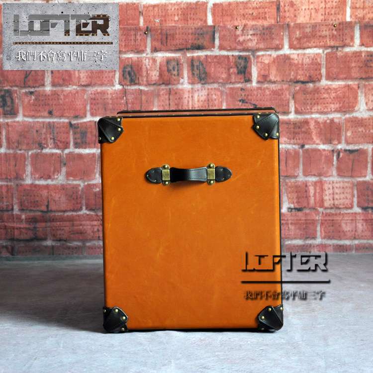 loft工业风角几RICHARD理查德欧式复古箱柜家具酒店清吧边几