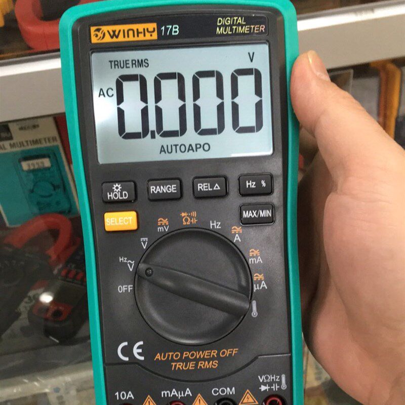 汉研17B自动量程万用表F17B+同功能款万用表 背光/温度/电容/频率