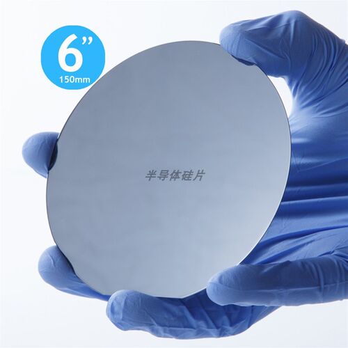 6英寸单面抛光片镀膜SEM旋涂科技芯片光刻涂层用晶圆硅片开票