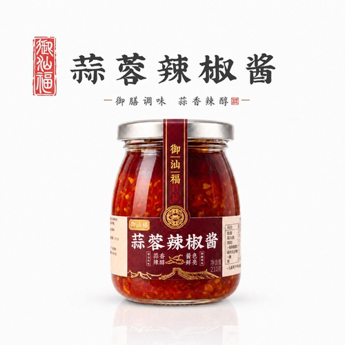 御汕福潮汕蒜蓉辣椒酱香辣开胃