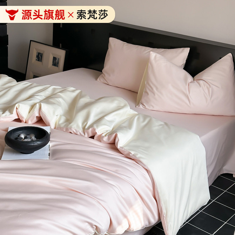 特价A类全棉长绒棉床上四件套纯