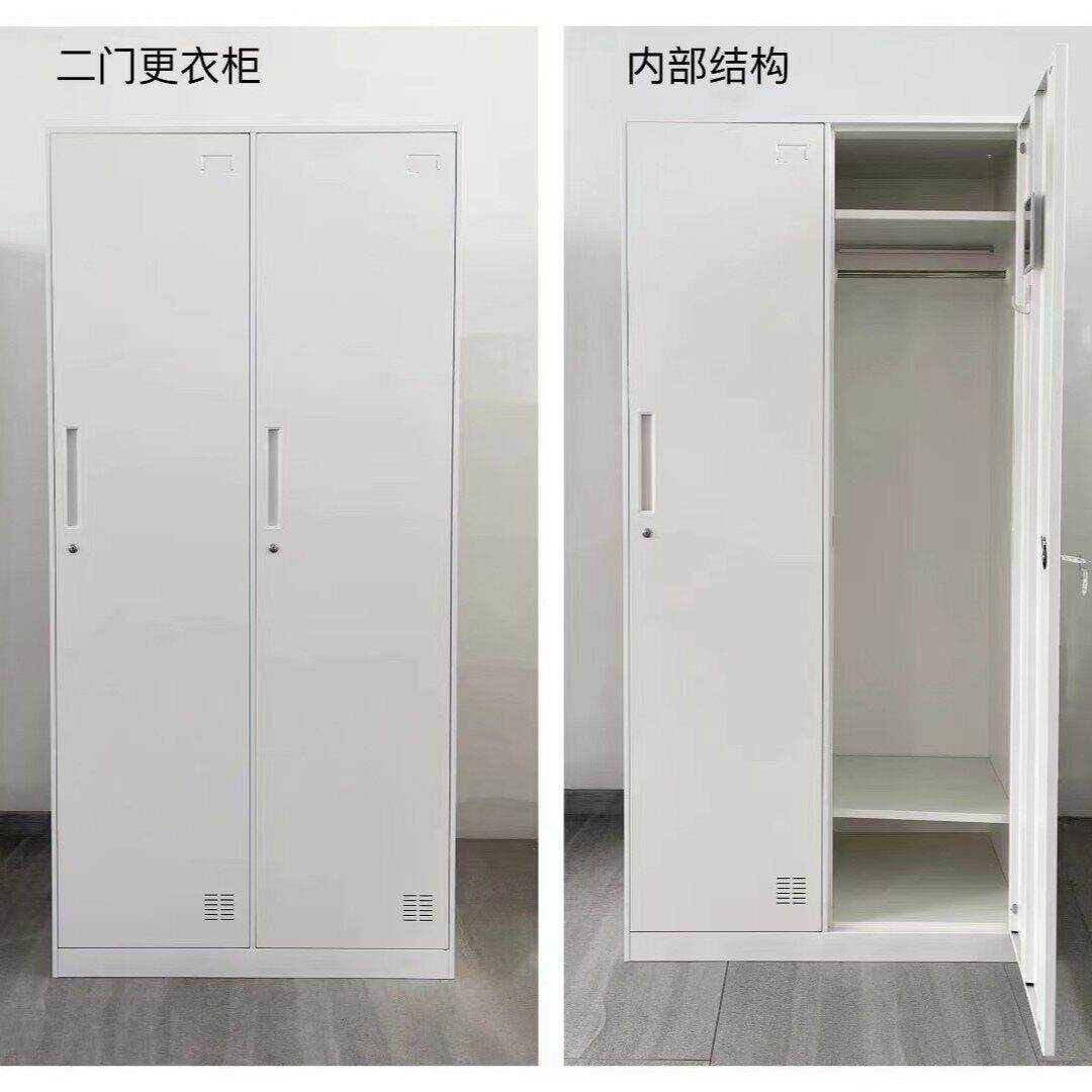 钢制更衣柜二门三门四门六门员工学校收纳柜浴室洗澡存储更衣柜