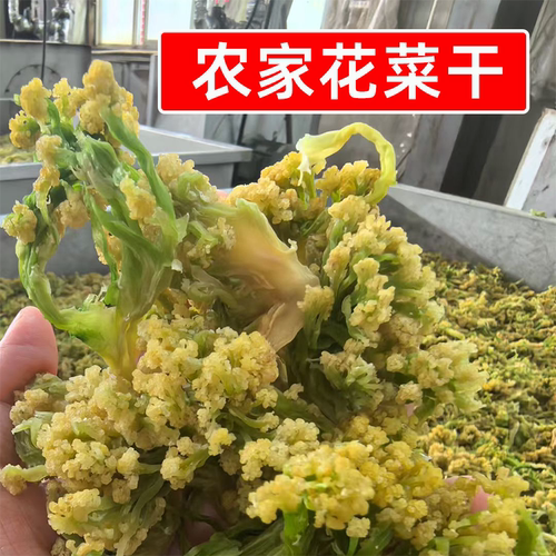 四川农家自晒花菜干500g脱水花菜