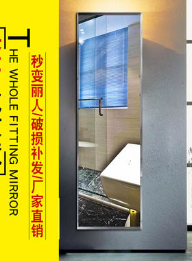 全身镜贴墙镜穿衣镜试衣镜卧室宿舍落地镜子衣柜镜壁挂粘贴半身镜