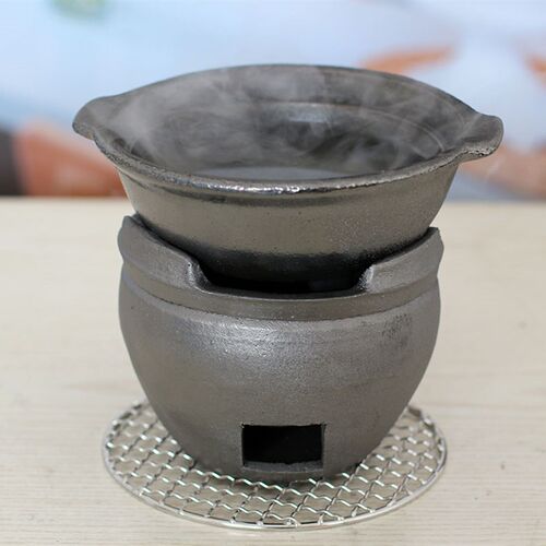 平定砂锅黑砂手工煮茶炉小火炉木炭炉酒精炉锅仔