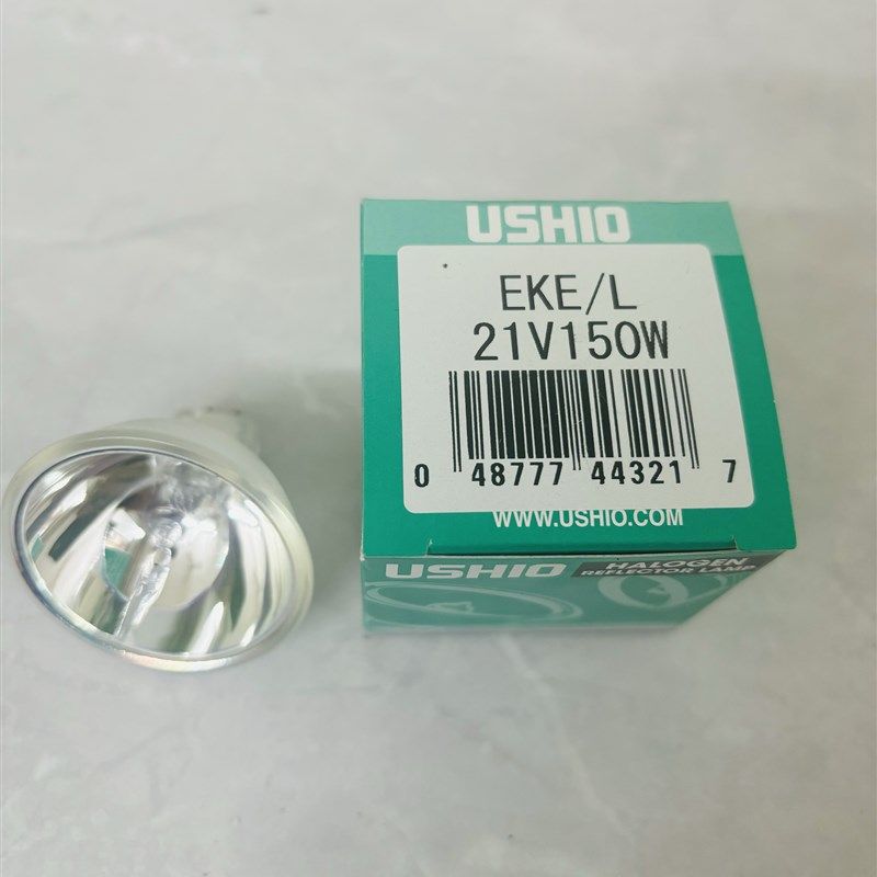 原装USHIO优秀EKE/L 21V150W卤素灯杯显微镜 冷光源电子AOI检灯泡