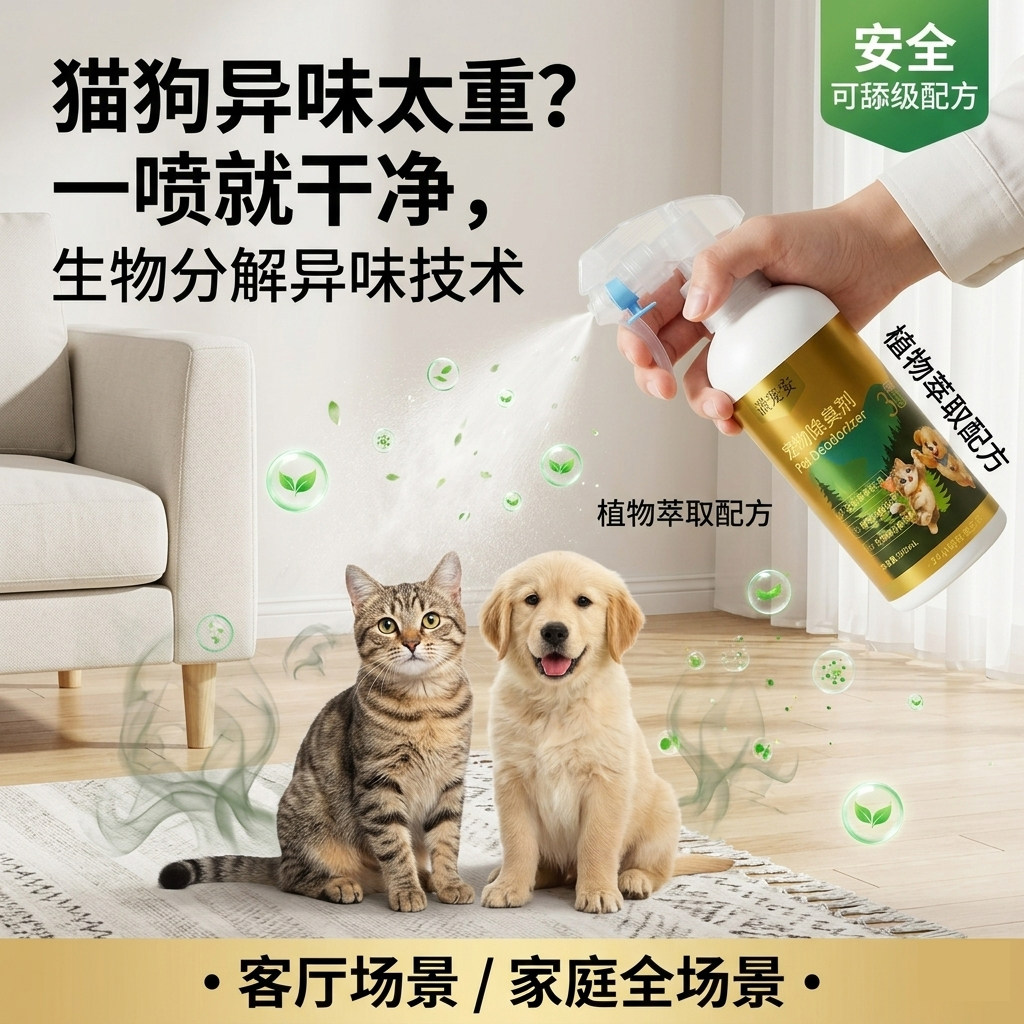 猫狗砂盆除臭剂宠物去味宠物用品