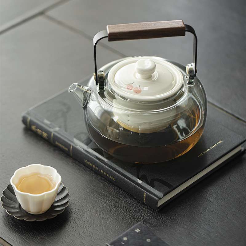 玻璃茶壶耐高温泡茶壶电陶炉明火带内胆煮茶壶烧水壶温茶炉
