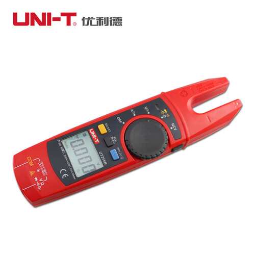 优利德UT256B交直流叉型钳型表 外贸款Y型开口电工钳表感应电压表