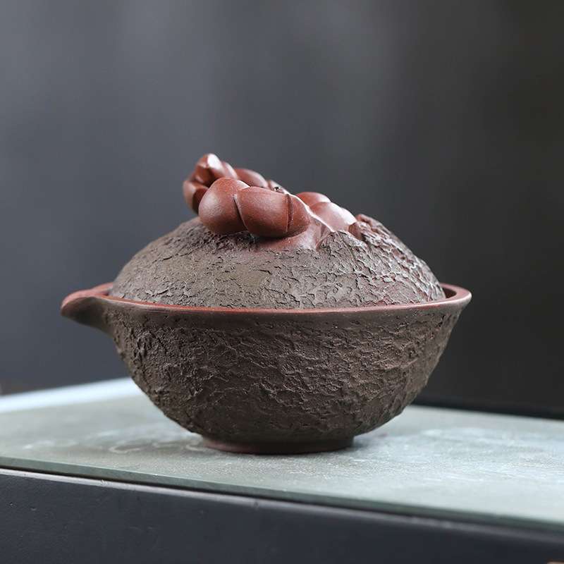 紫砂壶螃蟹手抓壶公道杯分茶器仿生器八方来财茶道配件茶具品茗杯