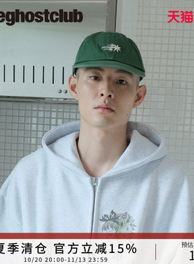 niceghostclub26秋新款3STAR平沿棒球帽潮牌硬顶休闲遮阳帽男女士