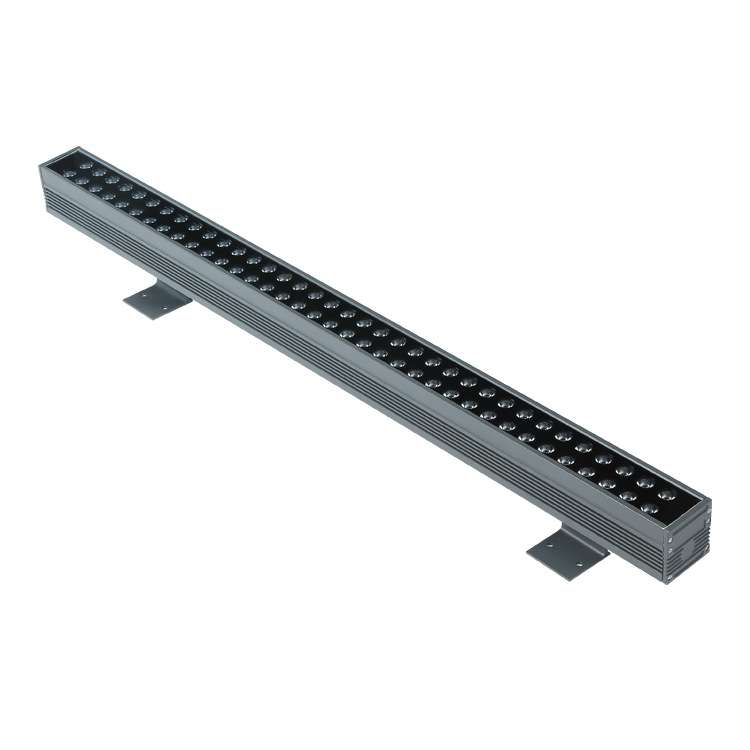 DMX512外控IP67防水LED双排洗墙灯 大功率结构防水RGBW洗墙灯