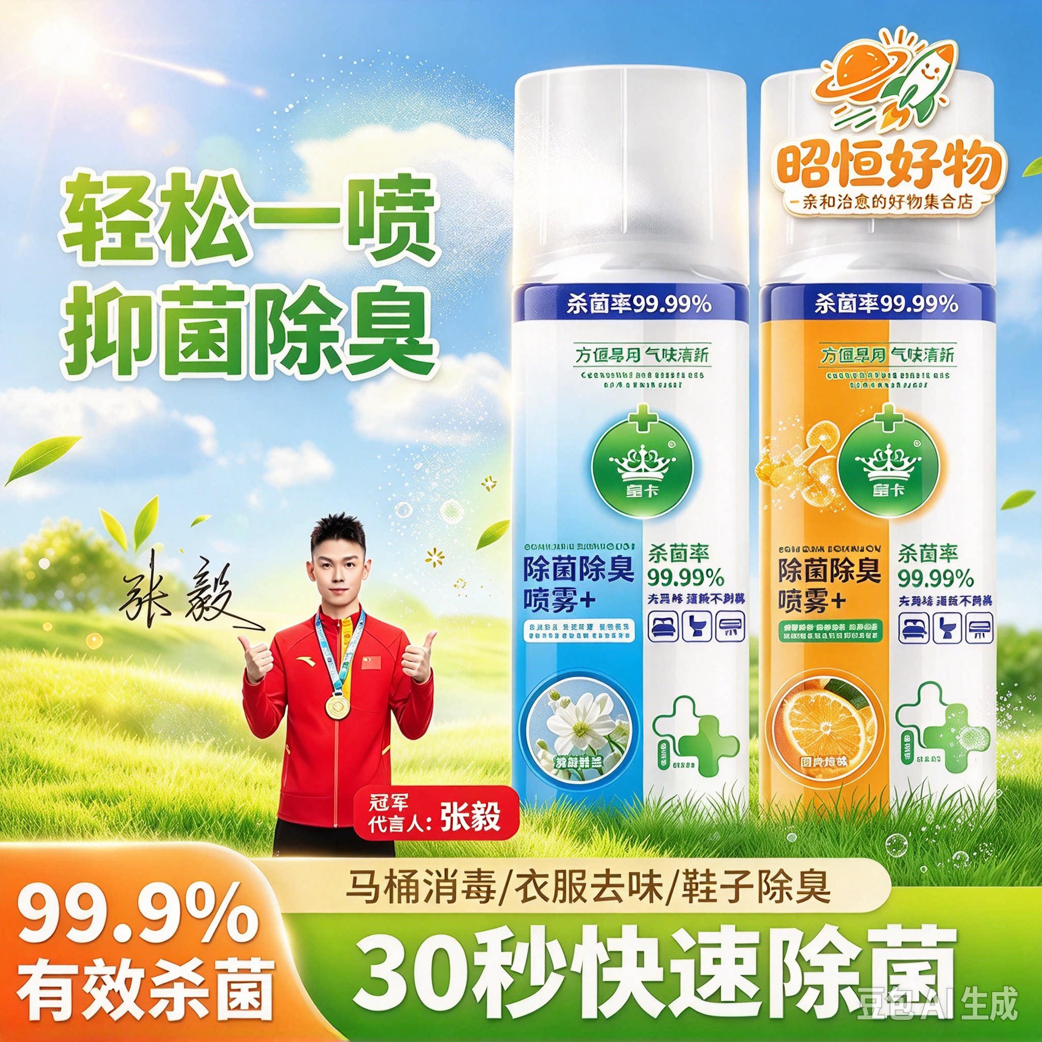 【马桶除菌喷雾】马桶除菌除臭喷雾坐厕蹲厕清洁除菌除臭神器YS