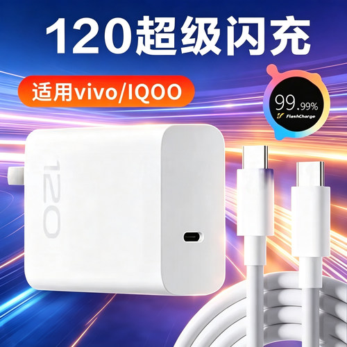 适用VIVOX100充电器120超级闪充