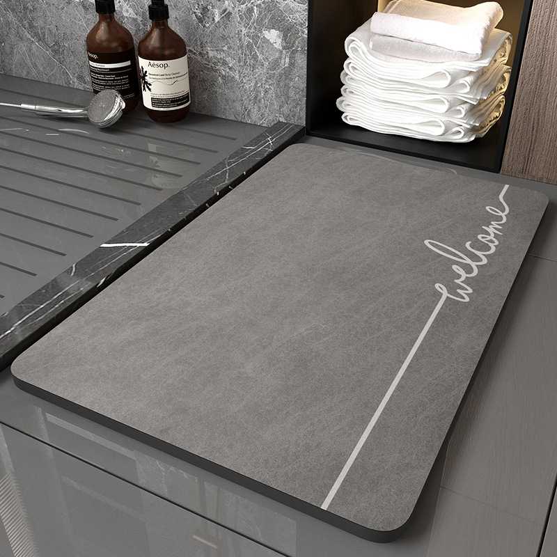 七七家浴室地垫强吸水防滑软硅藻地垫