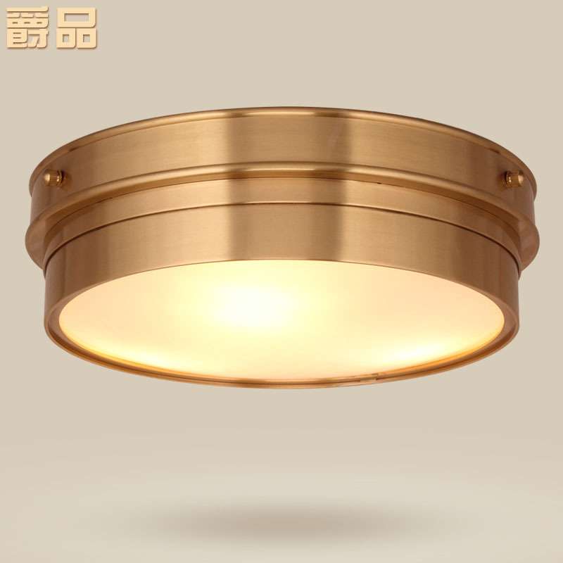 现代简约全铜创意艺术吸顶灯厨房灯过道灯走廊玄关灯阳台灯卧室灯