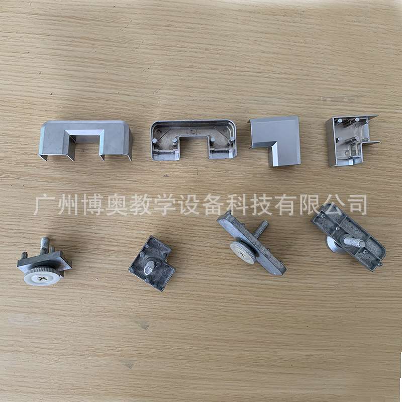 铝合金型材 单人位电动升降屏风电脑桌专用铝合金套装配件