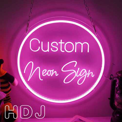 雕刻霓虹灯造型custom neon sign商场超市招牌英文发光字商家