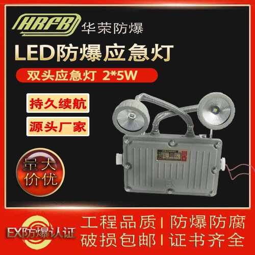 防爆应急灯安全二合一照明消防通道疏散和车间指示牌标志