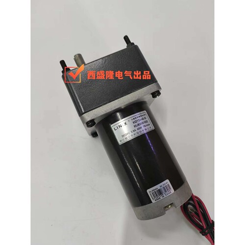 联宜LINIX直流永磁减速电机63ZY24-40/80JB30G1032节能变速微型