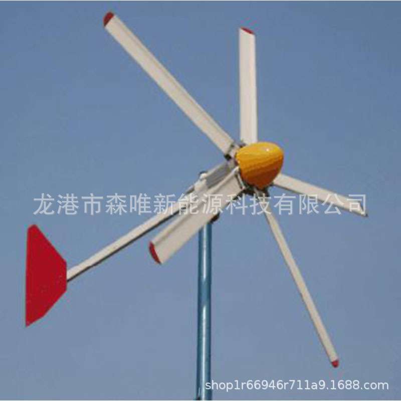 1000W水平轴风力涡轮机1KW小型风力发电机1千瓦风光互补系统家用