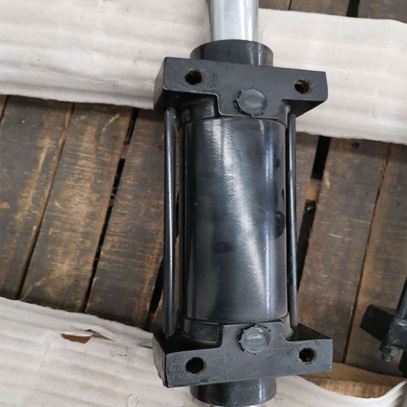 双向液压缸双出杆推拉摆动中间铰轴式可旋转式液压缸厂家液压油缸
