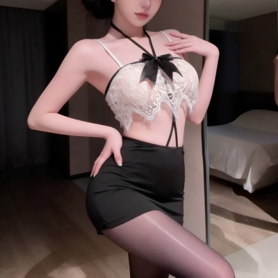 秘书包臀裙制服性感睡衣套装