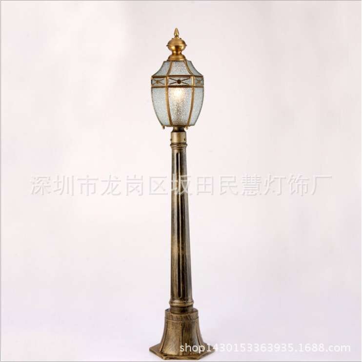 家装灯具特惠欧式庭院灯 玻璃别墅 欧式庭院灯