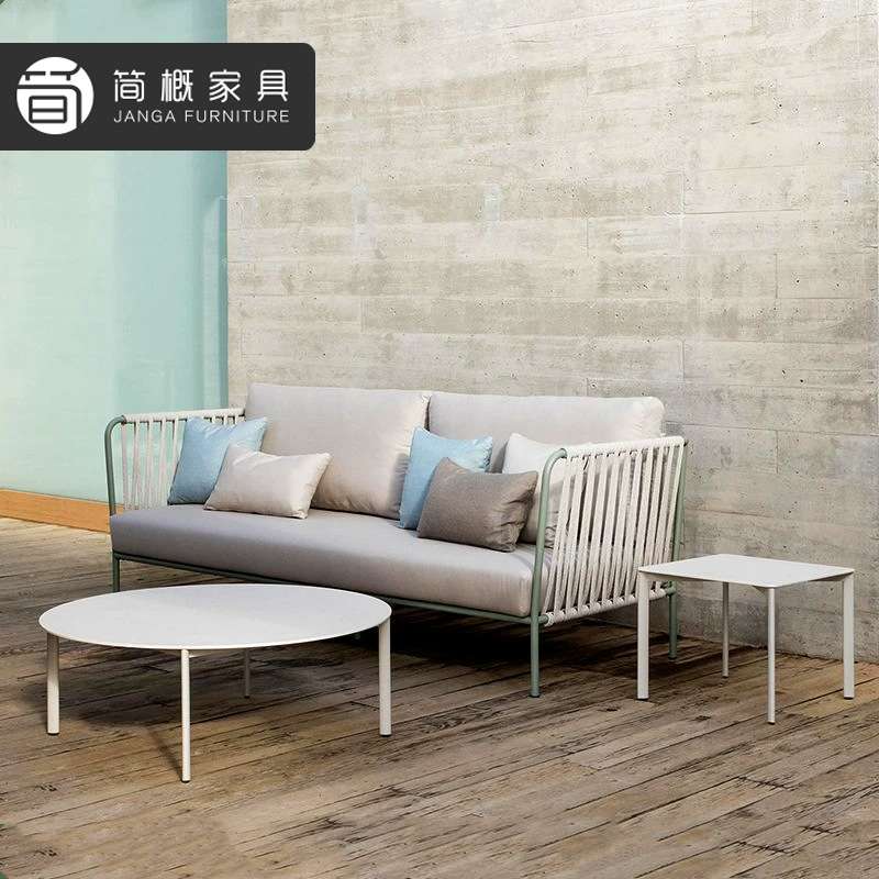 户外别墅庭院沙发休闲露天花园藤沙发椅茶几组合酒店民宿藤编家具