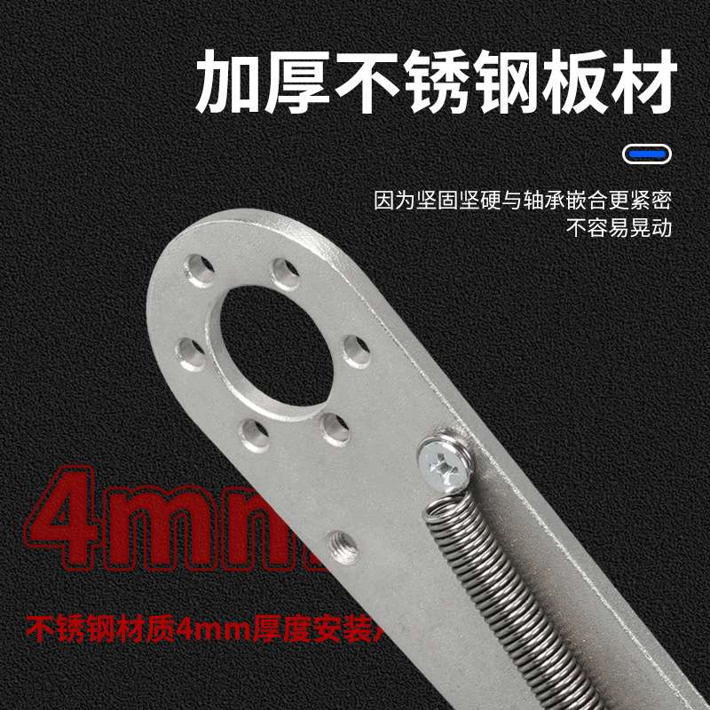 旋转编码器同步计米轮安装固定支架E6B2-CWZ6C Z1X 5B 3E图片