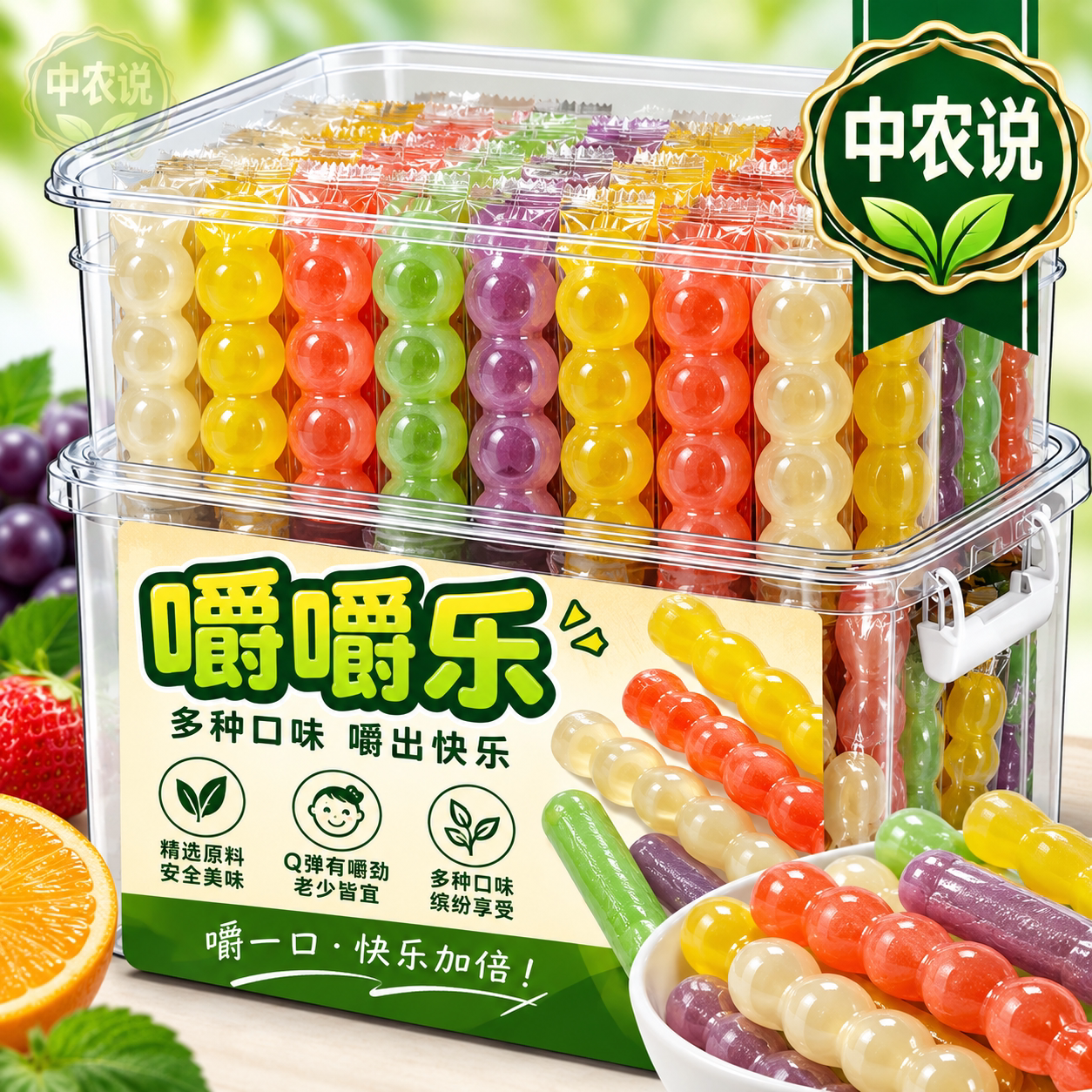【中农说】嚼嚼乐糖果2026年新货正宗高品质无添加正品官方旗舰店