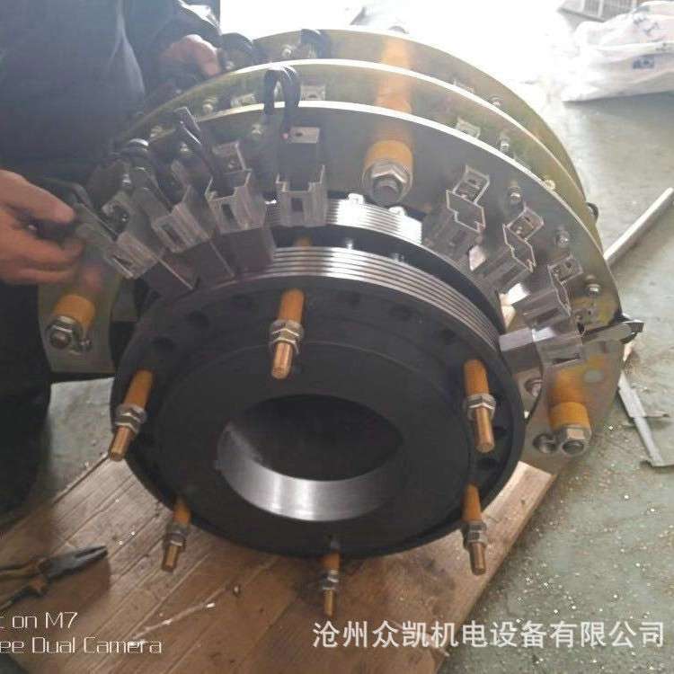 电缆卷筒大功率滑环 高压电卷筒铜组装环铜环铜圈高压绞车集电环