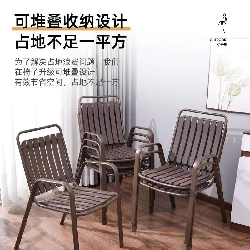 户外桌椅带伞组合休闲室外庭院铁艺阳台洽谈摆摊折叠