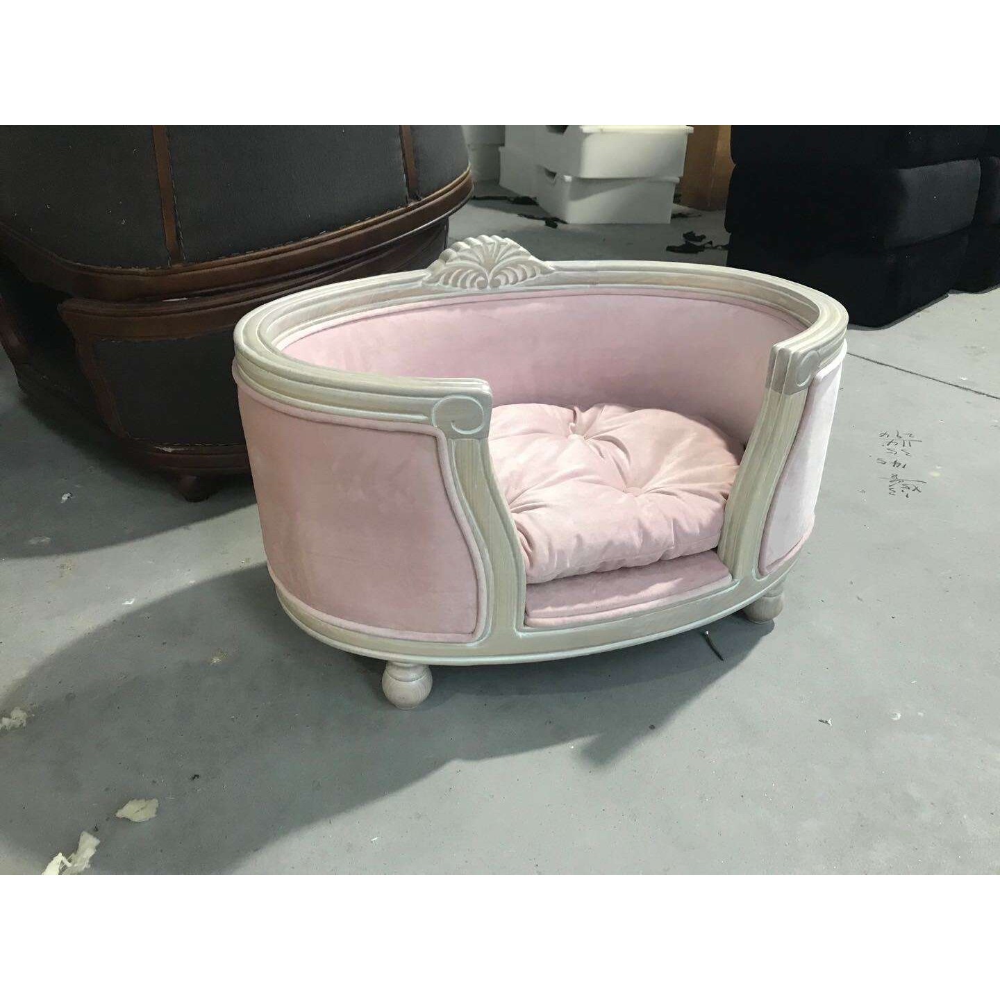 贝逗宠实木欧式雕花狗窝猫窝,宠物沙发宠物床 零售