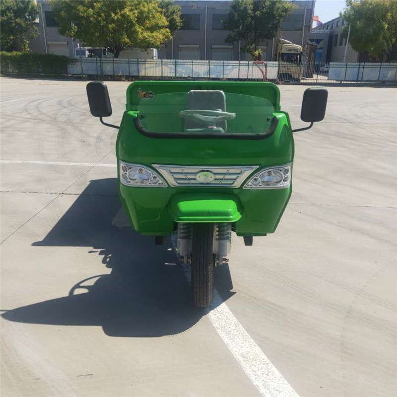 三轮拖拉机现货 燃油小型矿用三轮车 工地拉沙方向盘式三轮车