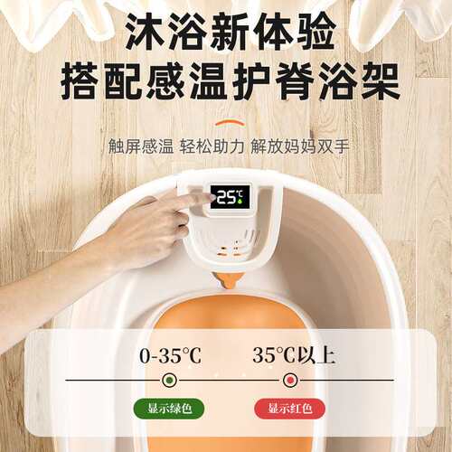 WOW大号加厚儿童泡澡盆 可坐可躺盆小孩洗澡盆家用宝宝洗澡盆