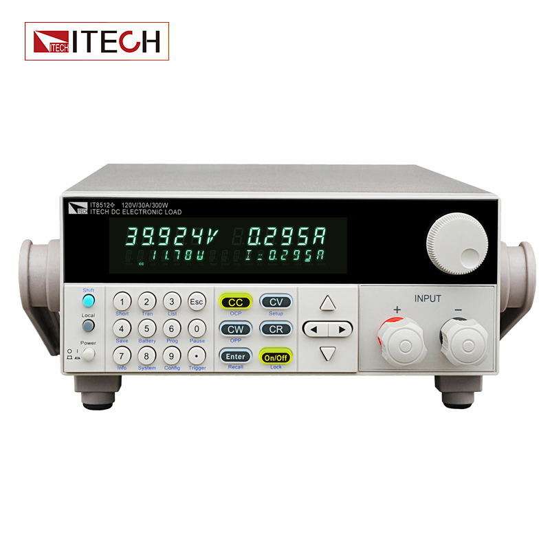 艾德克斯大电压500V/15A/300W可编程直流电子负载仪IT8512B+