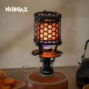 炉客NURGAZ户外取暖器秋冬露营速热取暖炉一炉两用取暖器便携收纳
