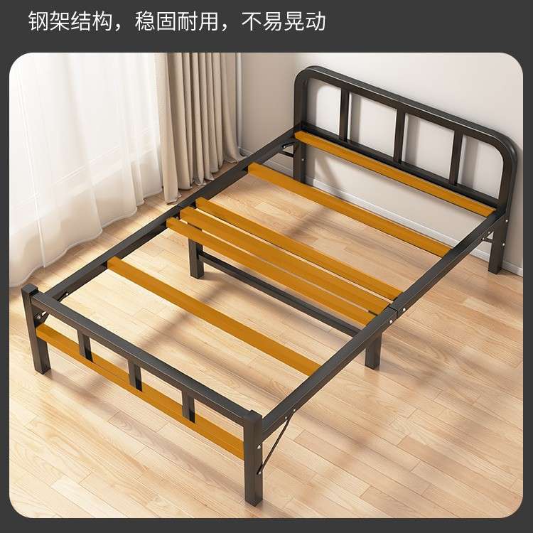 折叠床单人家用简易床办公室午睡神器宿舍午休小床出租屋成人铁床图片