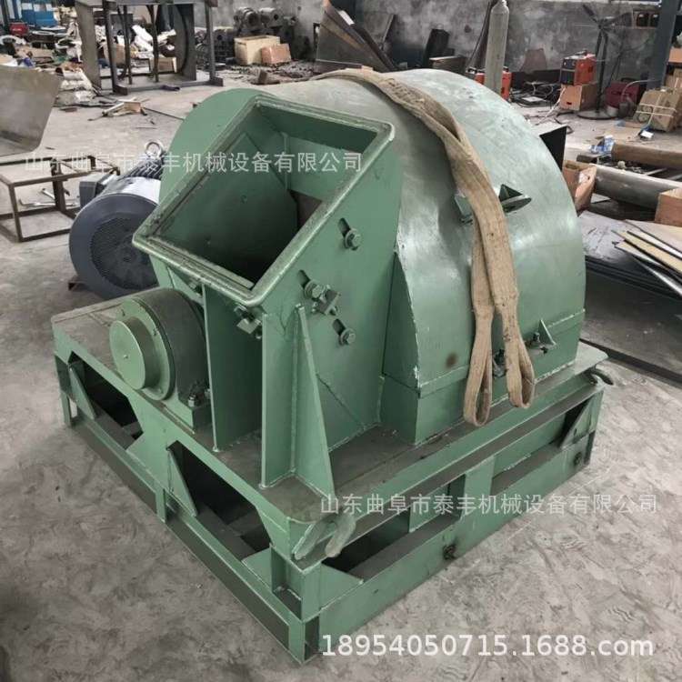 香菇木屑粉碎机卧式木材粉碎机木材下脚料大型鼓式原木杂木破碎机
