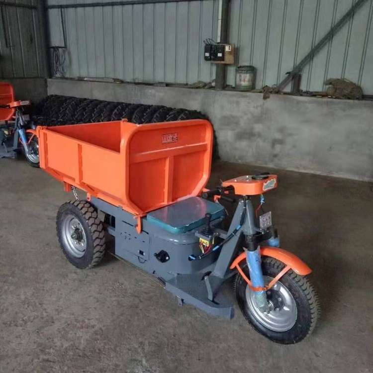 建筑工地拉沙拉土专用车 小型柴油三轮农用车 加重后桥自卸翻斗车